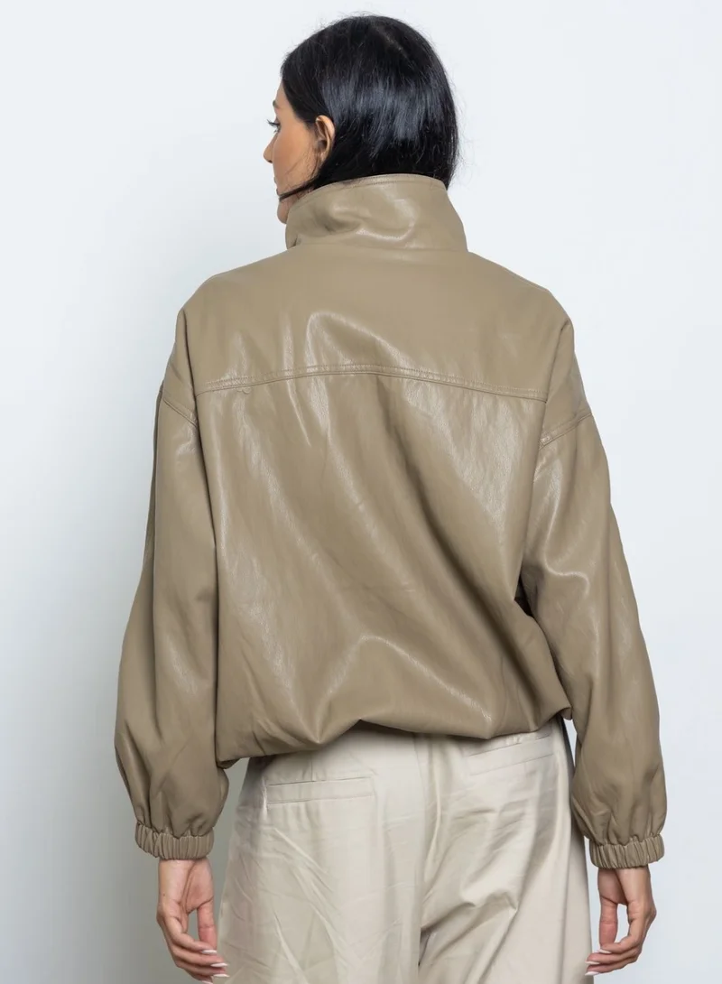 بوند Leather Jacket